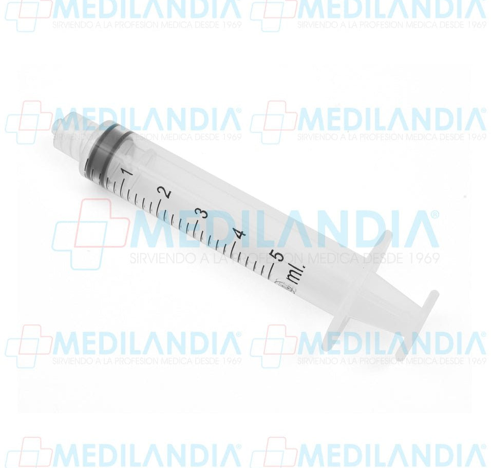 Jeringa de 5 ml con o sin aguja caja con 100 piezas - Jeringa - DL - MEDILANDIA | Tienda de productos y equipos médicos de calidad en México | Soluciones profesionales para clínicas, hospitales y consultorios.
