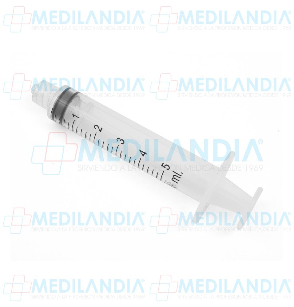 Jeringa de 5 ml con o sin aguja caja con 100 piezas - Jeringa - DL - MEDILANDIA | Tienda de productos y equipos médicos de calidad en México | Soluciones profesionales para clínicas, hospitales y consultorios.