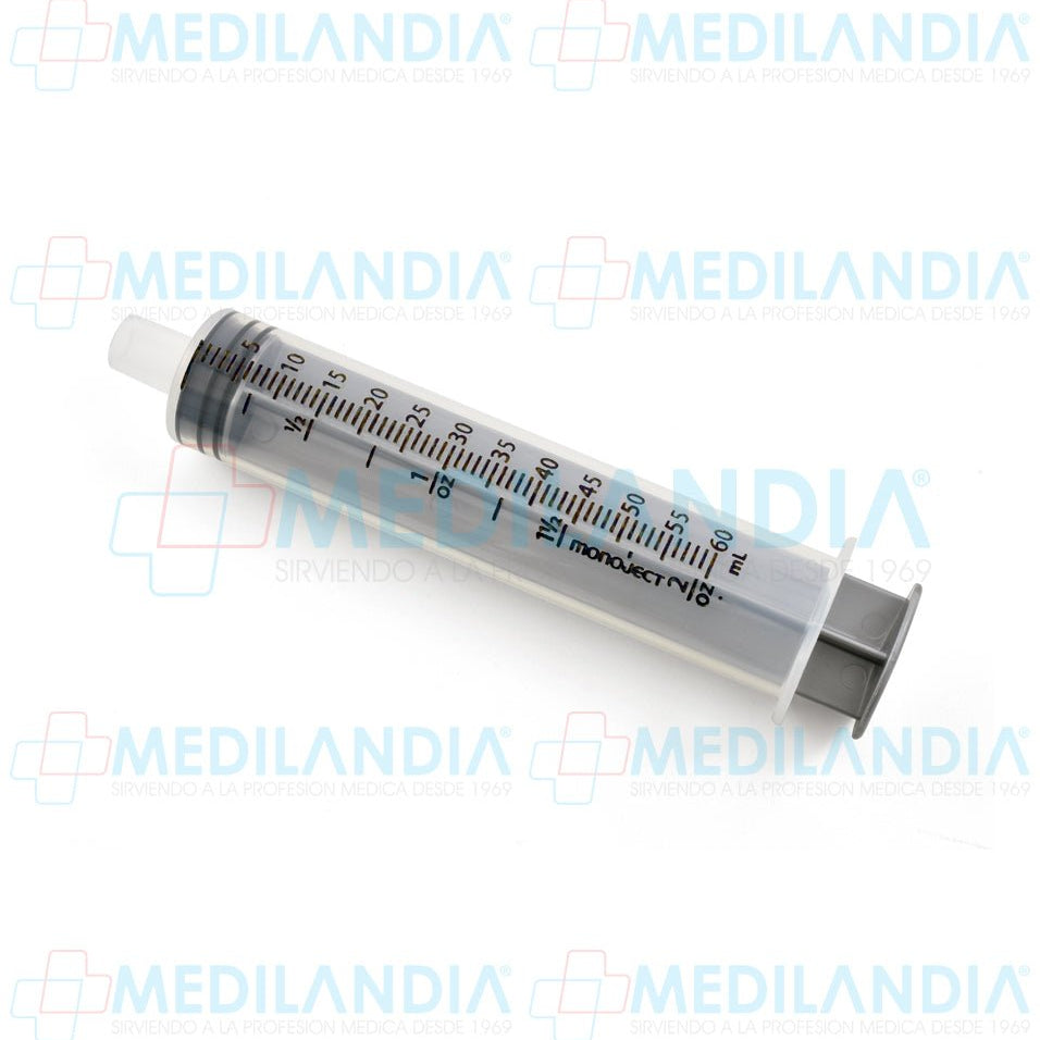 Jeringa Toomey de 60 ml desechable - Jeringa - MONOJECT - MEDILANDIA | Tienda de productos y equipos médicos de calidad en México | Soluciones profesionales para clínicas, hospitales y consultorios.