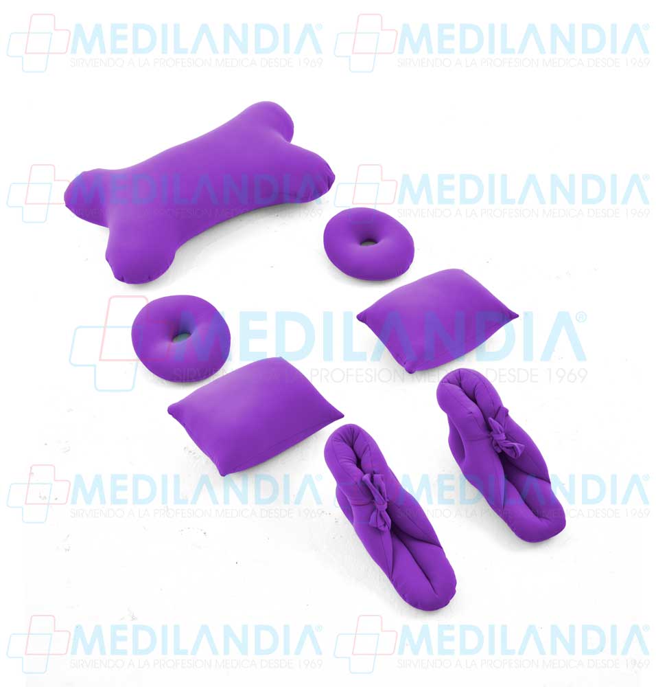 Juego de 7 cojines rellenos de micro esferas - Almohada - MEDILANDIA - MEDILANDIA | Tienda de productos y equipos médicos de calidad en México | Soluciones profesionales para clínicas, hospitales y consultorios.