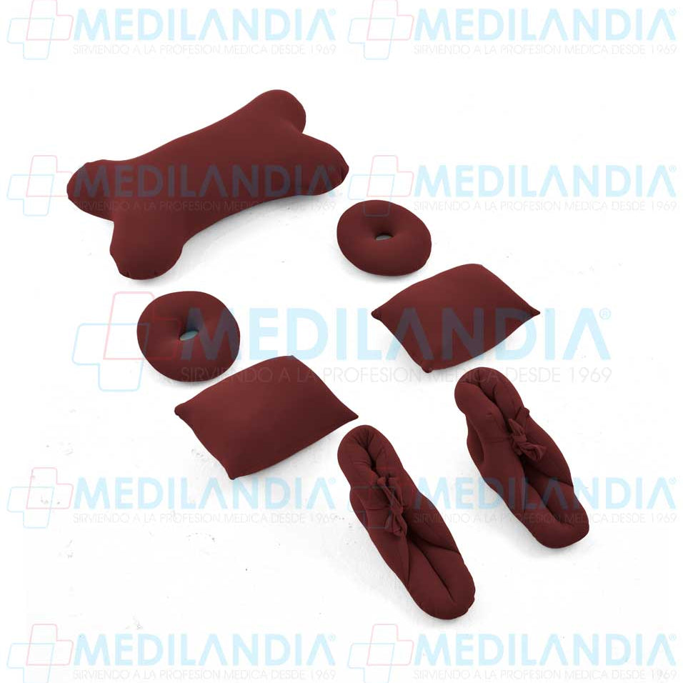 Juego de 7 cojines rellenos de micro esferas - Almohada - MEDILANDIA - MEDILANDIA | Tienda de productos y equipos médicos de calidad en México | Soluciones profesionales para clínicas, hospitales y consultorios.