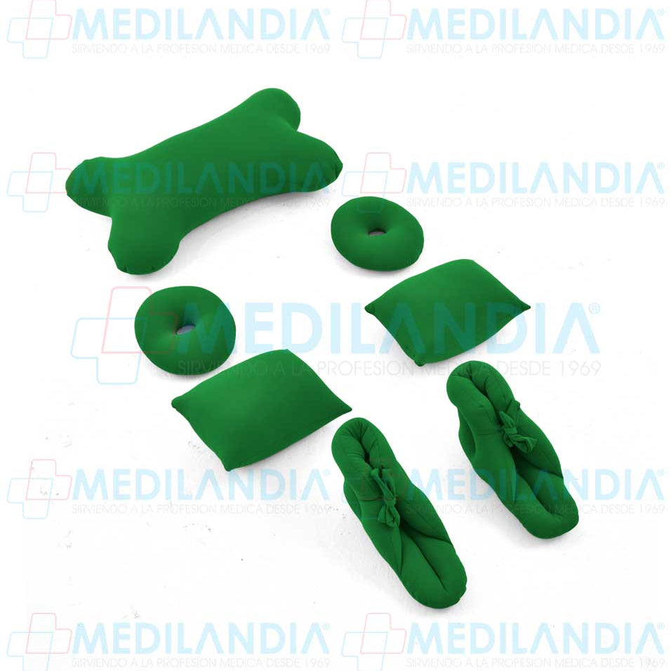 Juego de 7 cojines rellenos de micro esferas - Almohada - MEDILANDIA - MEDILANDIA | Tienda de productos y equipos médicos de calidad en México | Soluciones profesionales para clínicas, hospitales y consultorios.