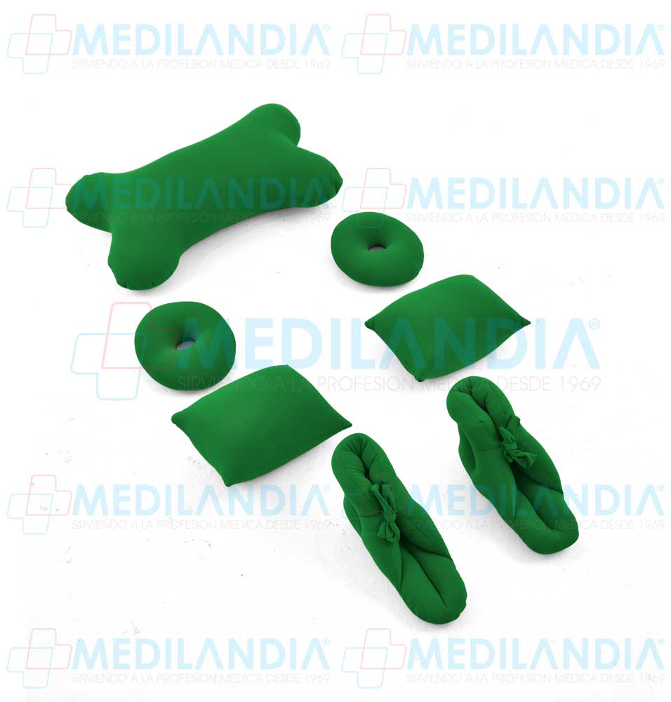 Juego de 7 cojines rellenos de micro esferas - Almohada - MEDILANDIA - MEDILANDIA | Tienda de productos y equipos médicos de calidad en México | Soluciones profesionales para clínicas, hospitales y consultorios.
