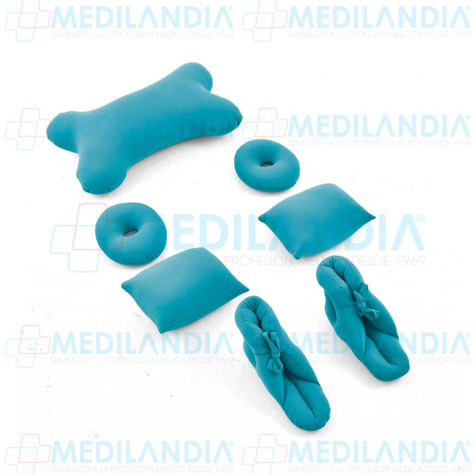 Juego de 7 cojines rellenos de micro esferas - Almohada - MEDILANDIA - MEDILANDIA | Tienda de productos y equipos médicos de calidad en México | Soluciones profesionales para clínicas, hospitales y consultorios.