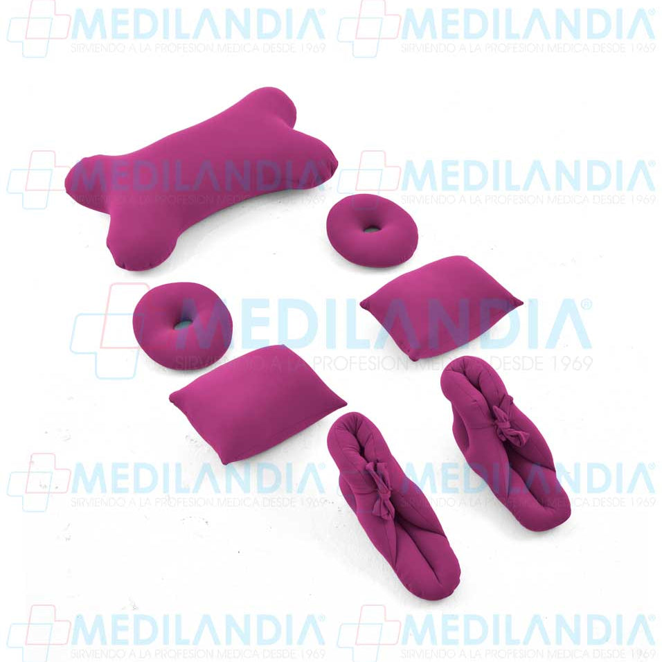 Juego de 7 cojines rellenos de micro esferas - Almohada - MEDILANDIA - MEDILANDIA | Tienda de productos y equipos médicos de calidad en México | Soluciones profesionales para clínicas, hospitales y consultorios.