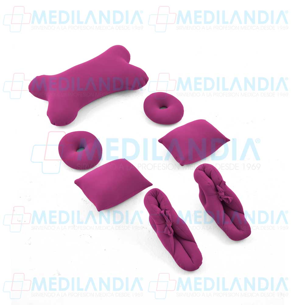 Juego de 7 cojines rellenos de micro esferas - Almohada - MEDILANDIA - MEDILANDIA | Tienda de productos y equipos médicos de calidad en México | Soluciones profesionales para clínicas, hospitales y consultorios.