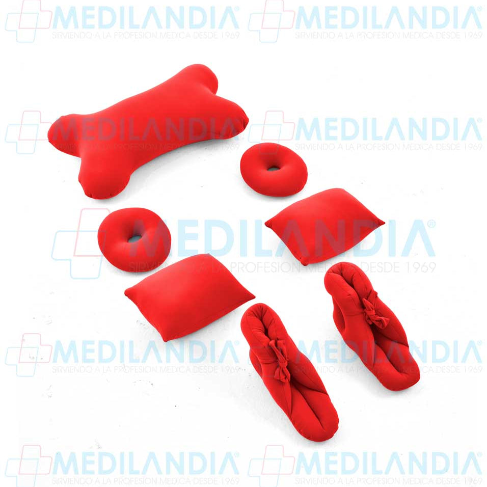 Juego de 7 cojines rellenos de micro esferas - Almohada - MEDILANDIA - MEDILANDIA | Tienda de productos y equipos médicos de calidad en México | Soluciones profesionales para clínicas, hospitales y consultorios.