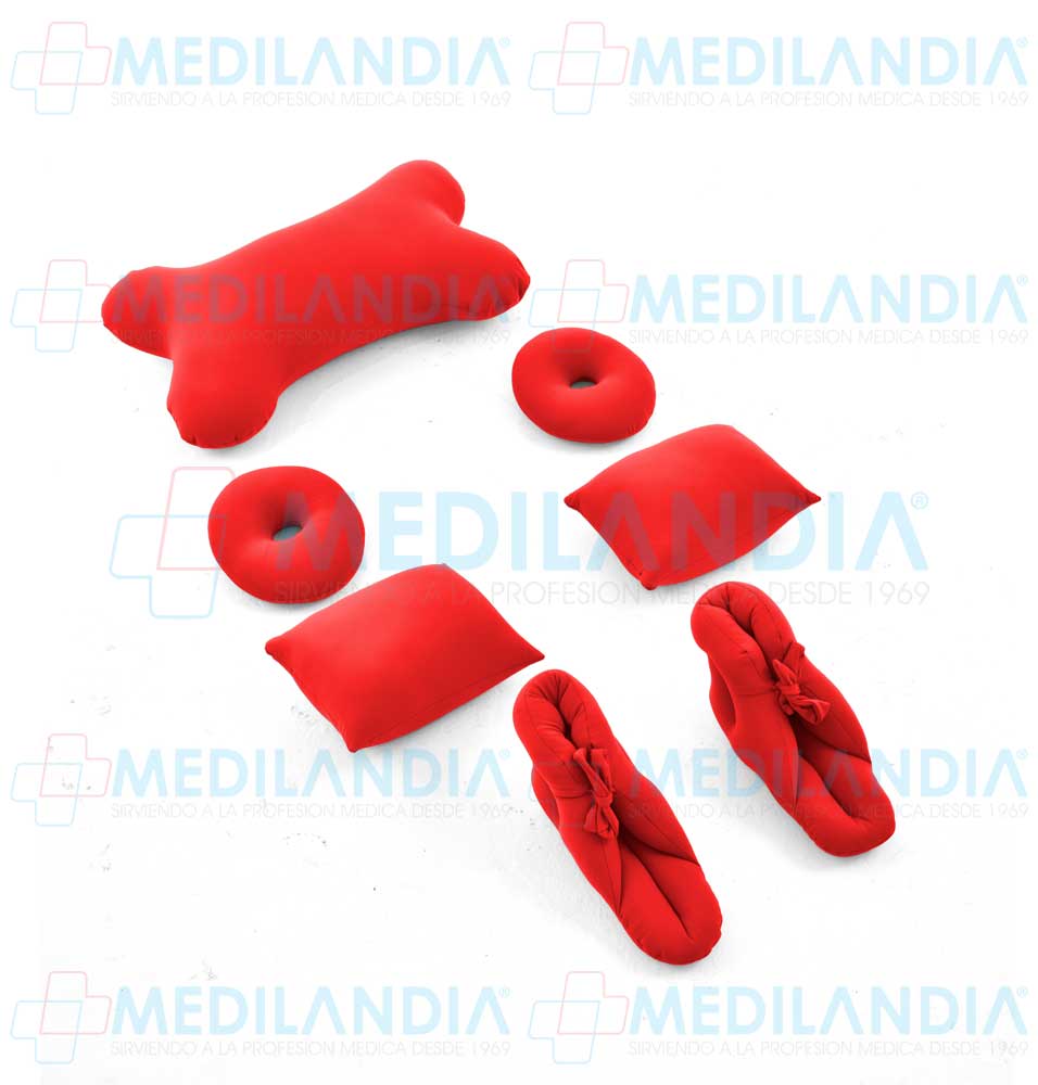 Juego de 7 cojines rellenos de micro esferas - Almohada - MEDILANDIA - MEDILANDIA | Tienda de productos y equipos médicos de calidad en México | Soluciones profesionales para clínicas, hospitales y consultorios.