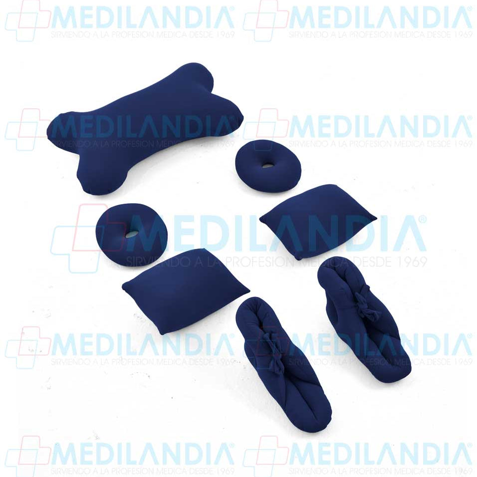 Juego de 7 cojines rellenos de micro esferas - Almohada - MEDILANDIA - MEDILANDIA | Tienda de productos y equipos médicos de calidad en México | Soluciones profesionales para clínicas, hospitales y consultorios.
