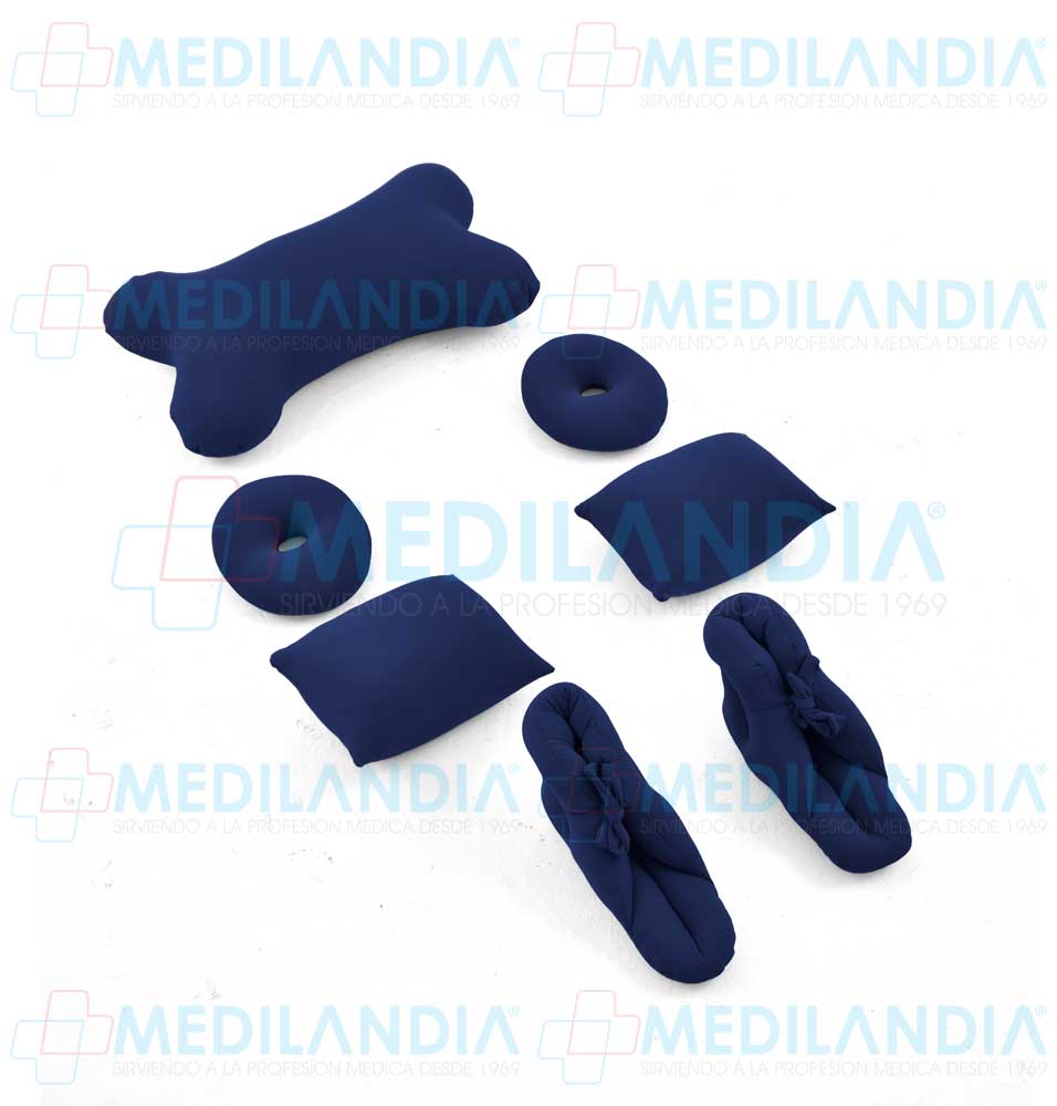 Juego de 7 cojines rellenos de micro esferas - Almohada - MEDILANDIA - MEDILANDIA | Tienda de productos y equipos médicos de calidad en México | Soluciones profesionales para clínicas, hospitales y consultorios.