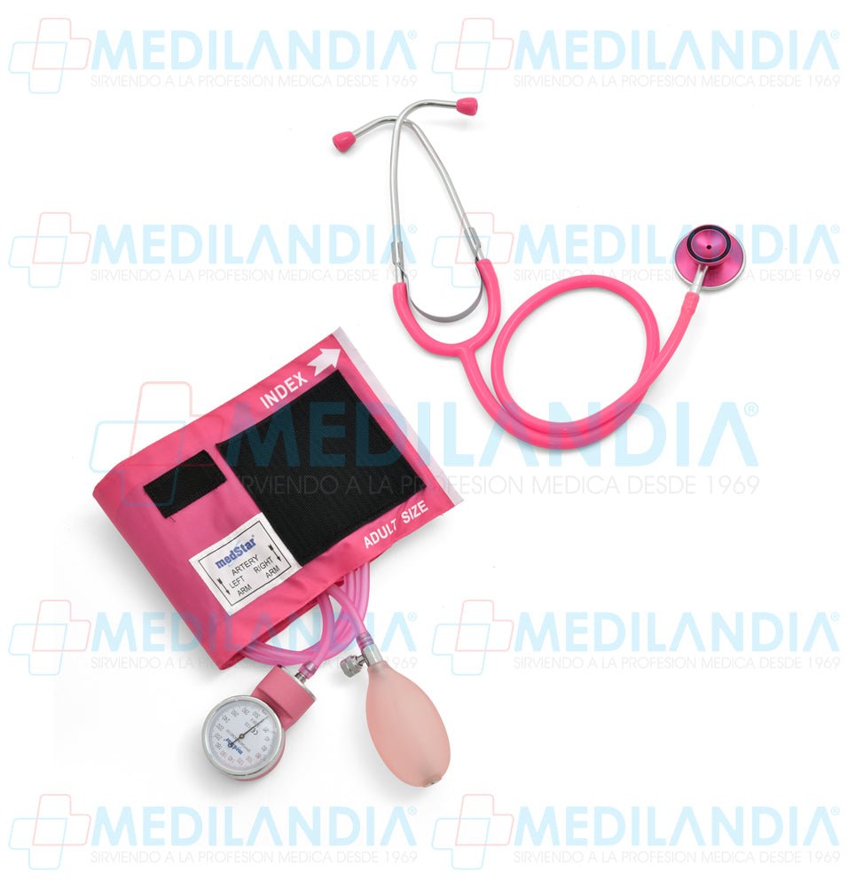 Kit de diagnósticostico con baumanómetros (esfigmomanometro) y estetoscopio con doble campana - Kit de diagnóstico - MEDSTAR - MEDILANDIA | Tienda de productos y equipos médicos de calidad en México | Soluciones profesionales para clínicas, hospitales y consultorios.