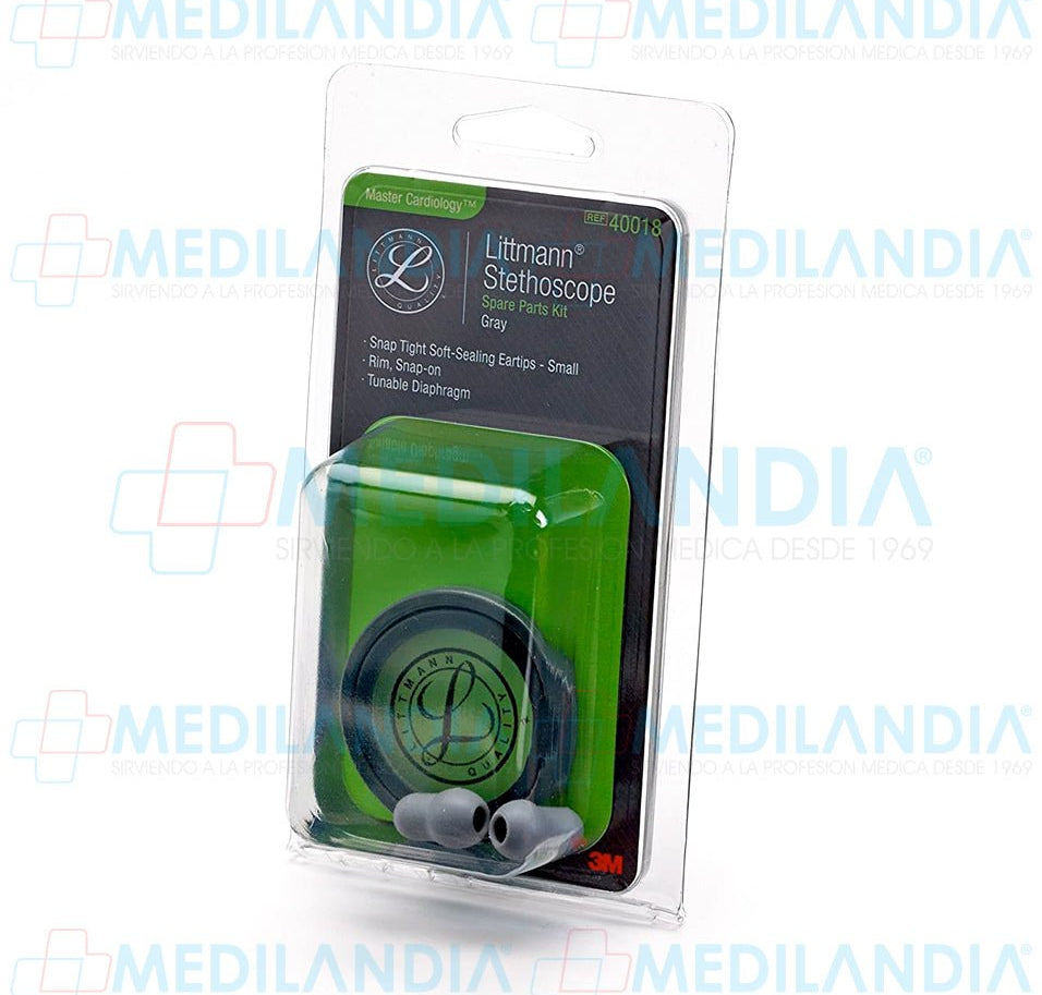 Kit de repuesto para Littmann Master Cardiology Gris 40018 - Accesorios estetoscopio - LITTMANN - MEDILANDIA | Tienda de productos médicos