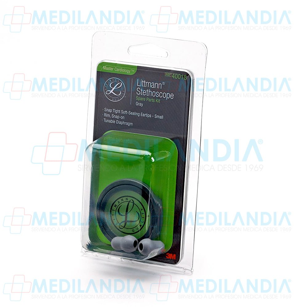 Kit de repuesto para Littmann Master Cardiology Gris 40018 - Accesorios estetoscopio - LITTMANN - MEDILANDIA | Tienda de productos médicos