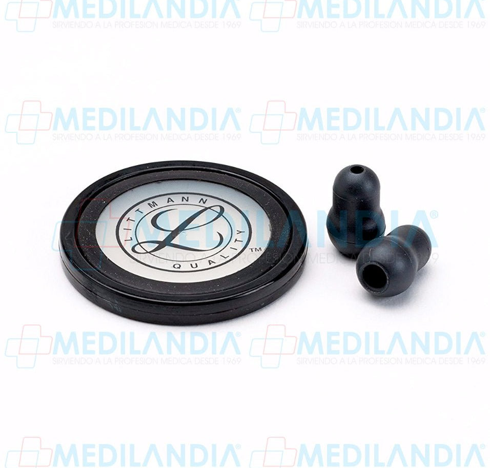 Kit de repuesto para Littmann Master Cardiology Negro 40011 - Accesorios estetoscopio - LITTMANN - MEDILANDIA | Tienda de productos médicos