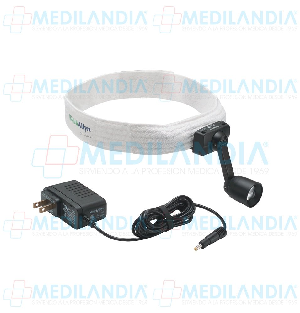 Lámpara frontal estado sólido 1 watt 20 lúmen 120 gr - Lámpara de examen - WELCH ALLYN- MEDILANDIA | Tienda de productos y equipos médicos de calidad en México | Soluciones profesionales para clínicas, hospitales y consultorios.