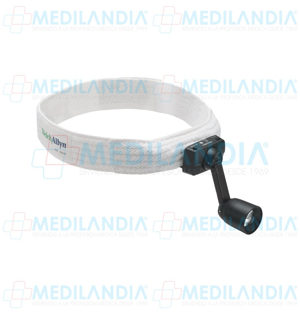Lámpara frontal estado sólido 1 watt 20 lúmen 120 gr - Lámpara de examen - WELCH ALLYN- MEDILANDIA | Tienda de productos y equipos médicos de calidad en México | Soluciones profesionales para clínicas, hospitales y consultorios.