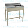 Lavabo Pasteur con cubierta de acero inoxidable - Lavabo - MEDILANDIA - MEDILANDIA | Tienda de productos y equipos médicos de calidad en México | Soluciones profesionales para clínicas, hospitales y consultorios.
