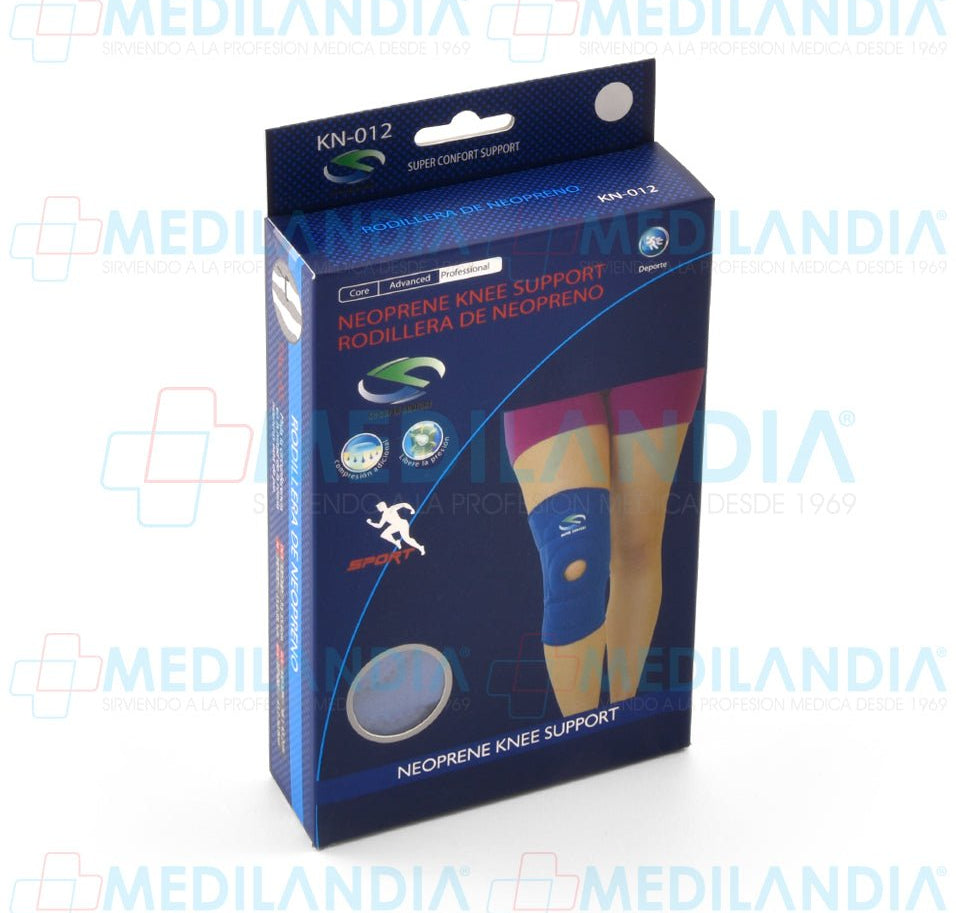 Manga rodillera de neopreno con centraje de rotula - Rodillera - SUPER CONFORT- MEDILANDIA | Tienda de productos y equipos médicos de calidad en México | Soluciones profesionales para clínicas, hospitales y consultorios.