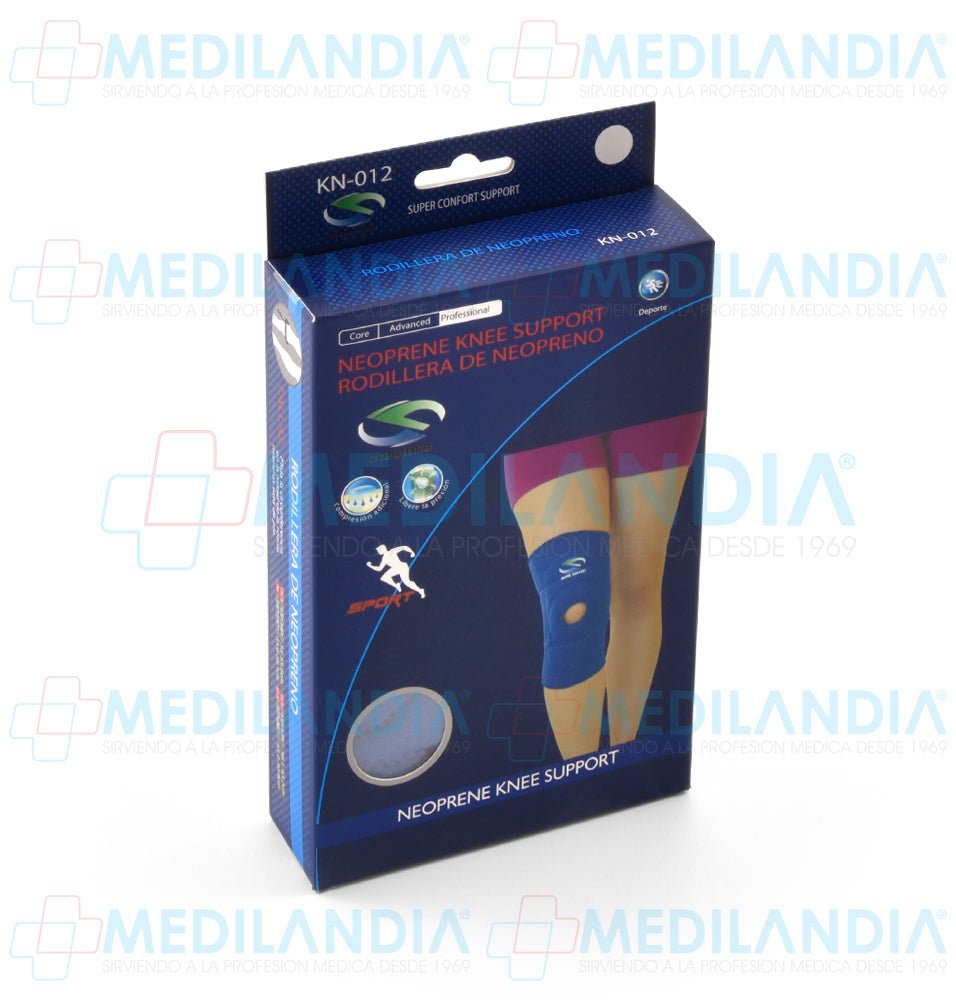 Manga rodillera de neopreno con centraje de rotula - Rodillera - SUPER CONFORT- MEDILANDIA | Tienda de productos y equipos médicos de calidad en México | Soluciones profesionales para clínicas, hospitales y consultorios.