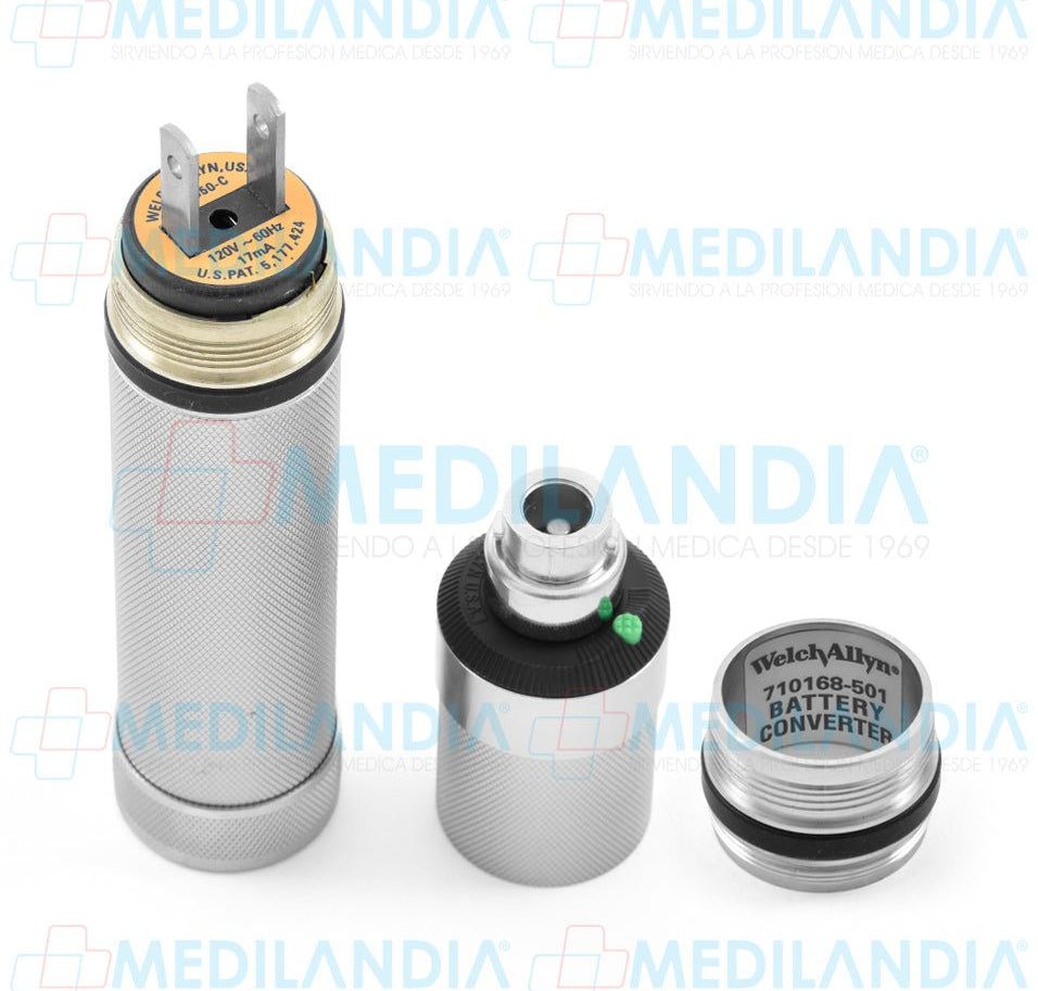 Mango con batería recargable de Níquel-Cadmio convertible a batería tipo ¨C - Mango con batería recargable - WELCH ALLYN- MEDILANDIA | Tienda de productos y equipos médicos de calidad en México | Soluciones profesionales para clínicas, hospitales y consultorios.