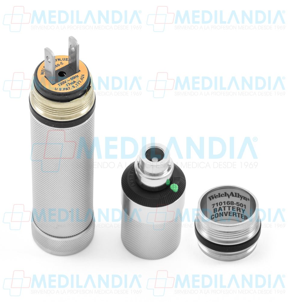 Mango con batería recargable de Níquel-Cadmio convertible a batería tipo ¨C - Mango con batería recargable - WELCH ALLYN- MEDILANDIA | Tienda de productos y equipos médicos de calidad en México | Soluciones profesionales para clínicas, hospitales y consultorios.