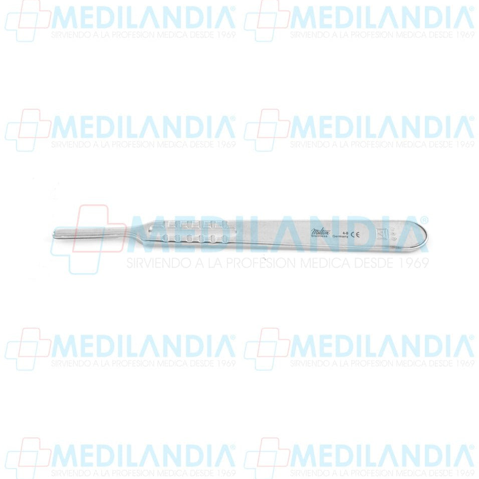 Mango de bisturí No. 4 extrafino Miltex - Bisturi - MILTEX- MEDILANDIA | Tienda de productos y equipos médicos de calidad en México | Soluciones profesionales para clínicas, hospitales y consultorios.