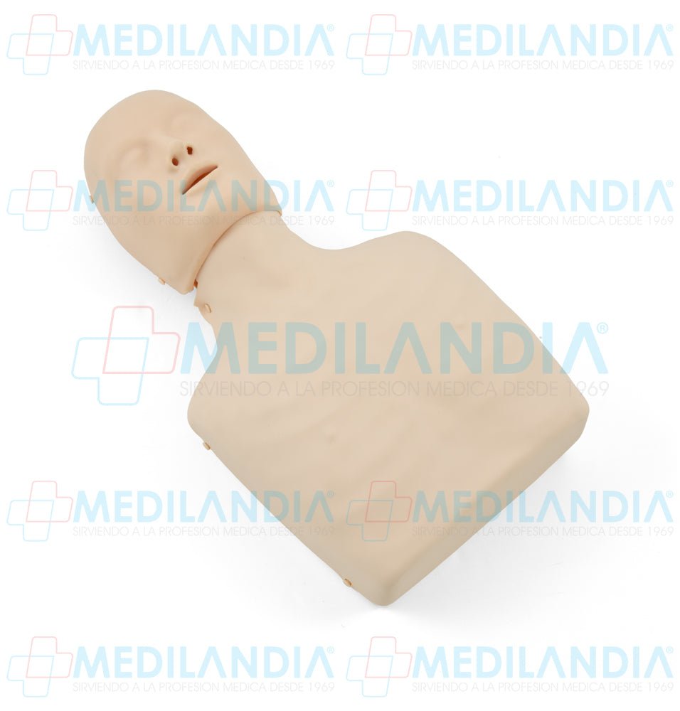 Maniquí de entrenamiento RCP medio cuerpo con control de tensión para niño y adulto - Maniqui para entrenamiento - MEDILANDIA- MEDILANDIA | Tienda de productos y equipos médicos de calidad en México | Soluciones profesionales para clínicas, hospitales y consultorios.