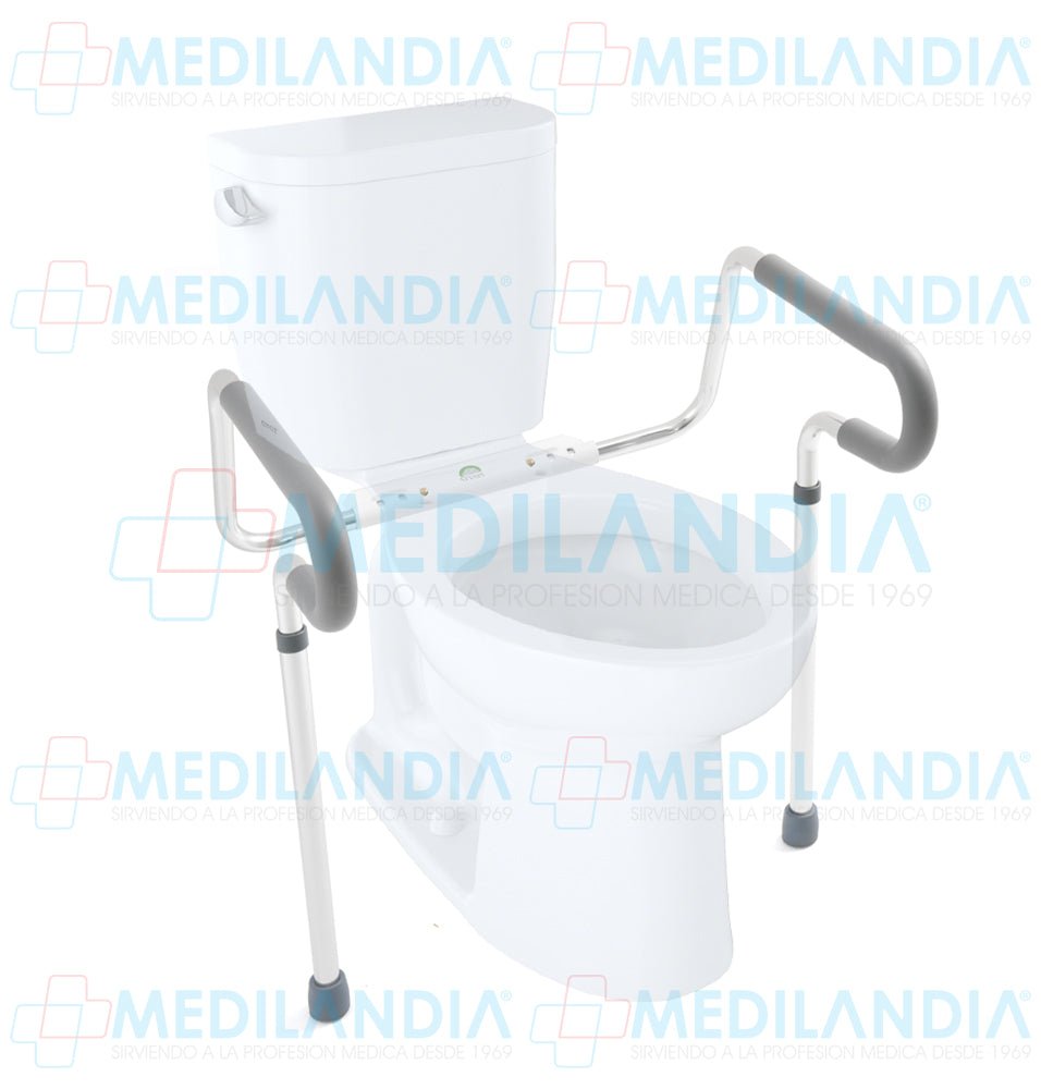 Marco de seguridad para inodoro (chasis WC) con agarre de poliuretano suave - Chasis WC - EM - MEDILANDIA | Tienda de productos médicos