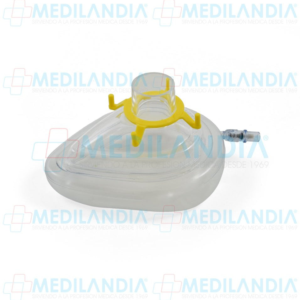 Mascarilla para anestesia clásica con almohadilla neumática y válvula - Mascarilla - EXIN- MEDILANDIA | Tienda de productos y equipos médicos de calidad en México | Soluciones profesionales para clínicas, hospitales y consultorios.