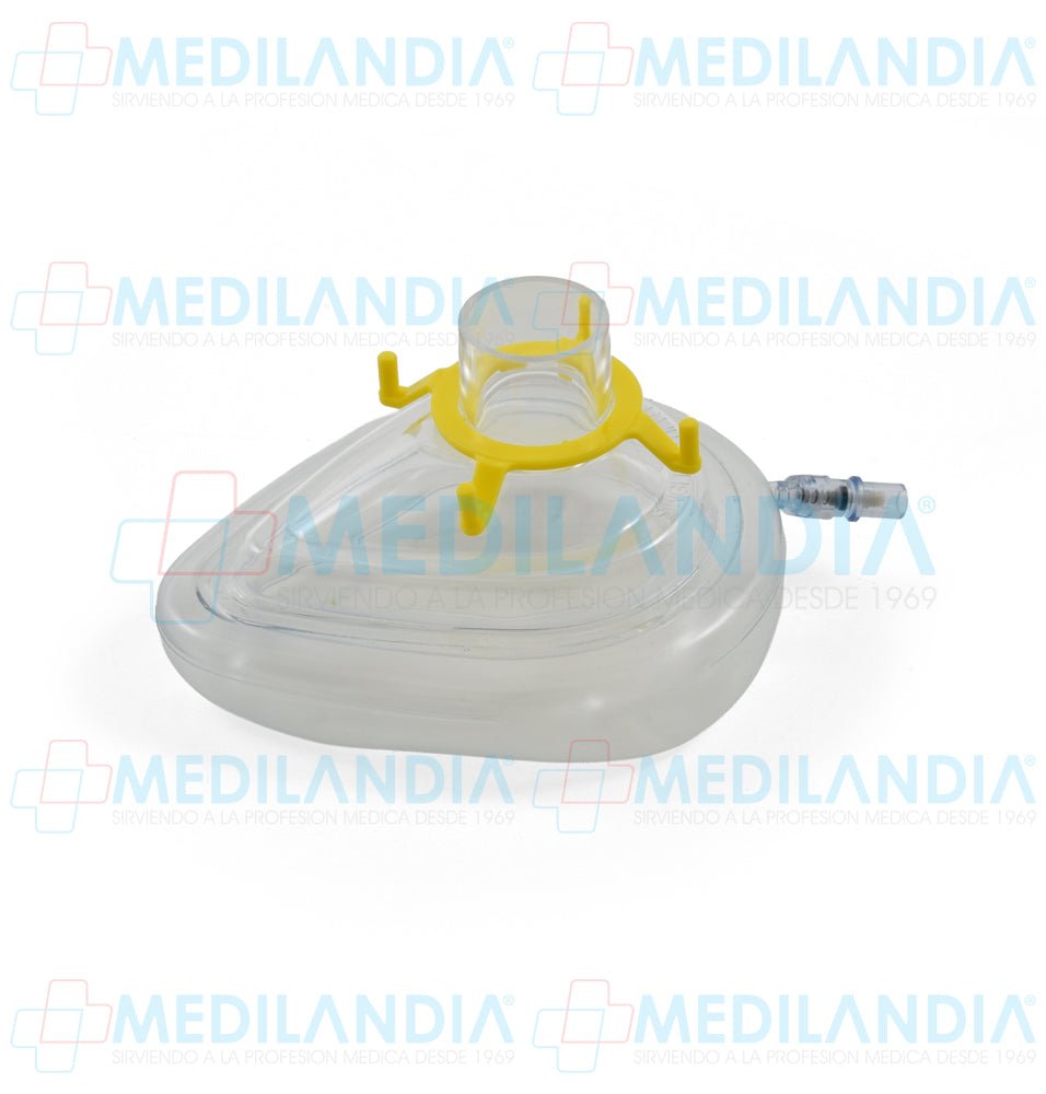 Mascarilla para anestesia clásica con almohadilla neumática y válvula - Mascarilla - EXIN- MEDILANDIA | Tienda de productos y equipos médicos de calidad en México | Soluciones profesionales para clínicas, hospitales y consultorios.