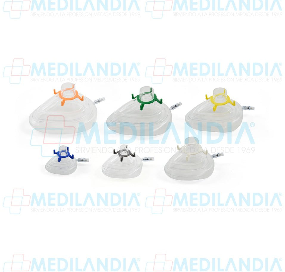 Mascarilla para anestesia clásica con almohadilla neumática y válvula - Mascarilla - EXIN- MEDILANDIA | Tienda de productos y equipos médicos de calidad en México | Soluciones profesionales para clínicas, hospitales y consultorios.