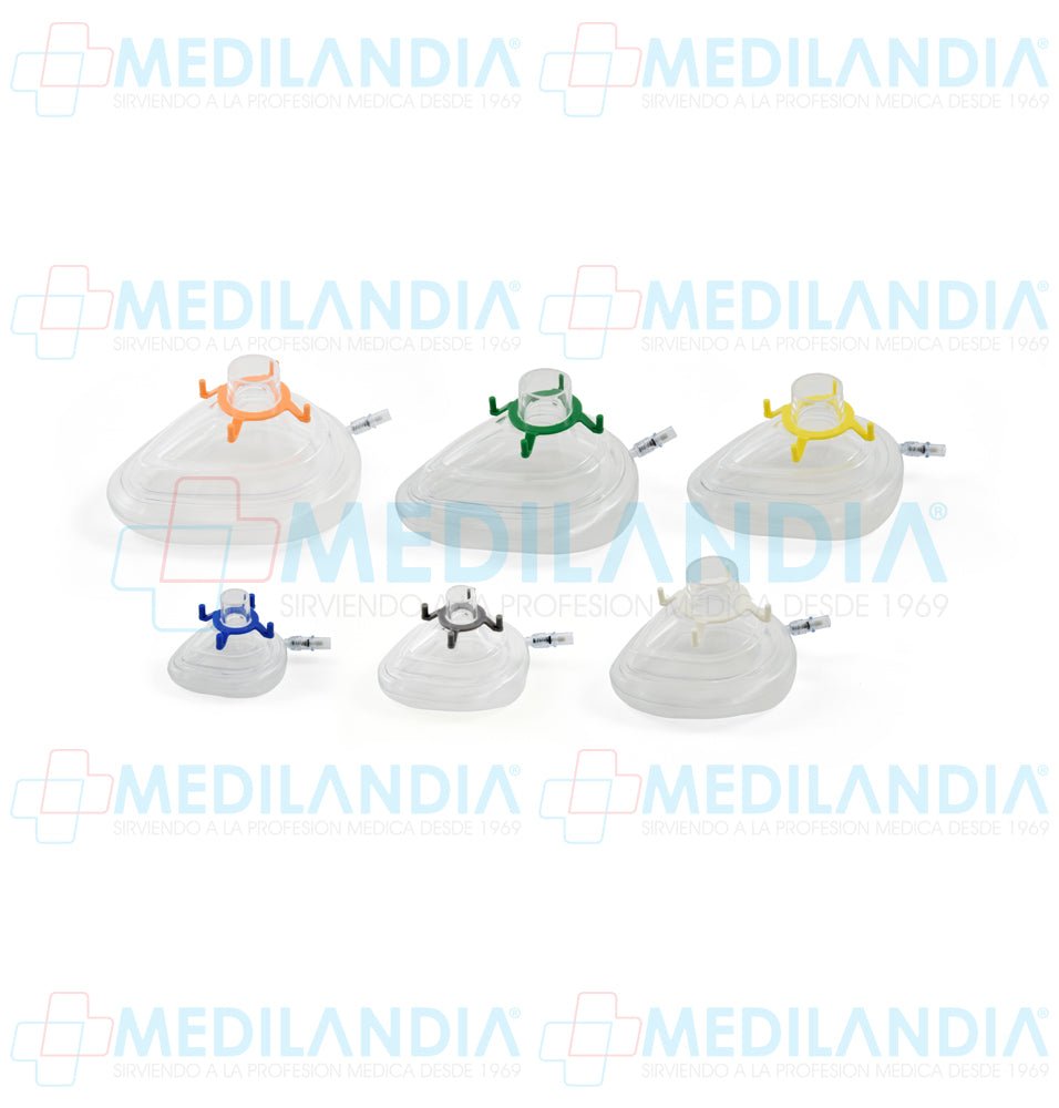 Mascarilla para anestesia clásica con almohadilla neumática y válvula - Mascarilla - EXIN- MEDILANDIA | Tienda de productos y equipos médicos de calidad en México | Soluciones profesionales para clínicas, hospitales y consultorios.