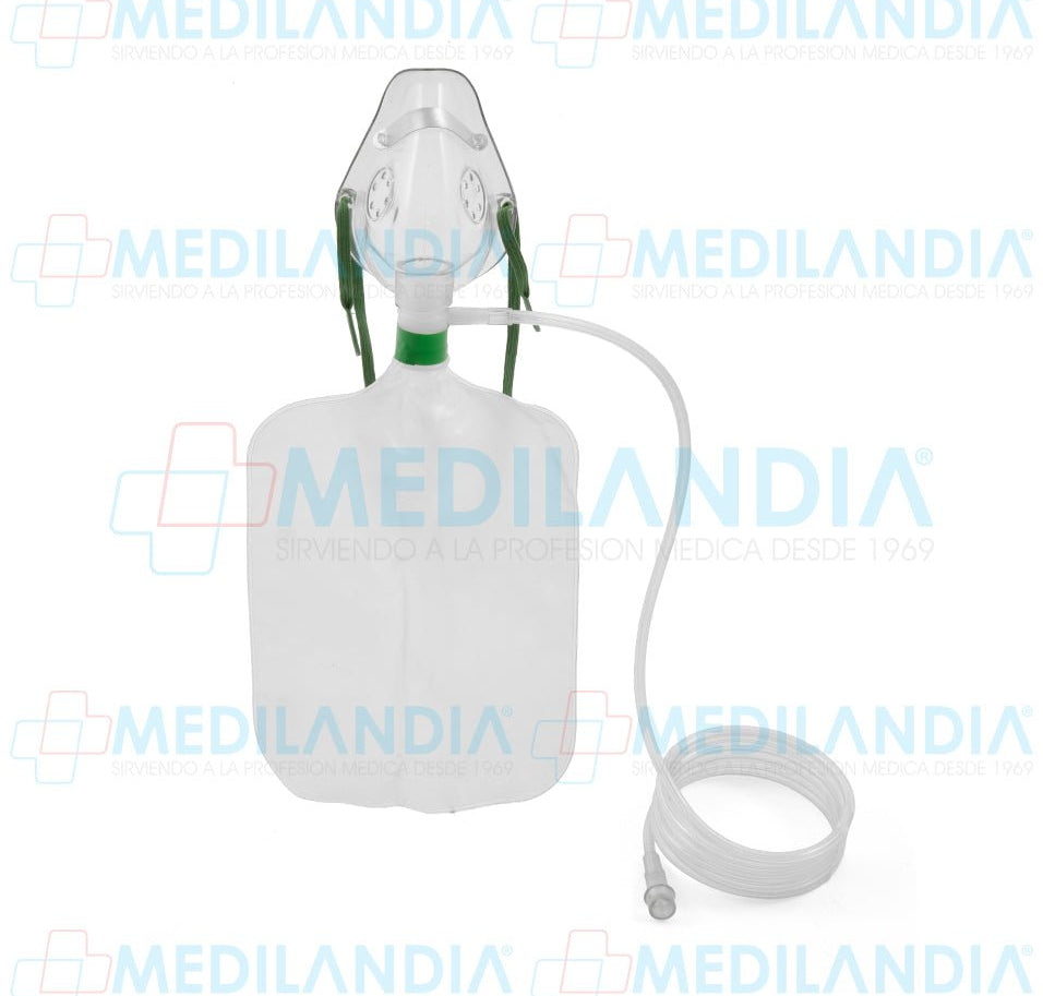 Mascarilla para oxigeno de alta concentración pediátrica con reservorio - Mascarilla - HUDSON RCI- MEDILANDIA | Tienda de productos y equipos médicos de calidad en México | Soluciones profesionales para clínicas, hospitales y consultorios.