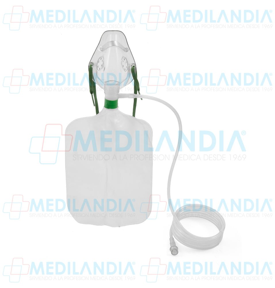 Mascarilla para oxigeno de alta concentración pediátrica con reservorio - Mascarilla - HUDSON RCI- MEDILANDIA | Tienda de productos y equipos médicos de calidad en México | Soluciones profesionales para clínicas, hospitales y consultorios.