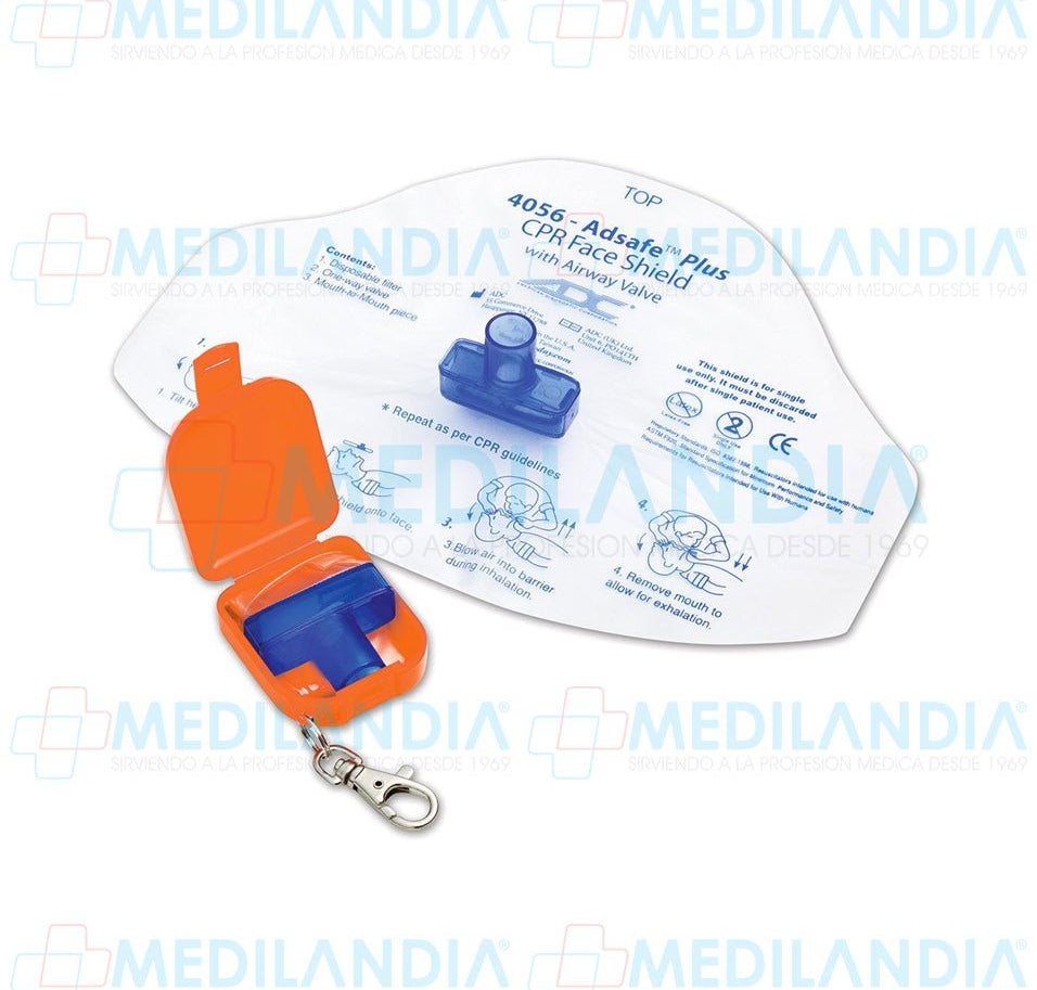 Mascarilla para RCP de llavero - Mascarilla para RCP - ADC - MEDILANDIA | Tienda de productos médicos
