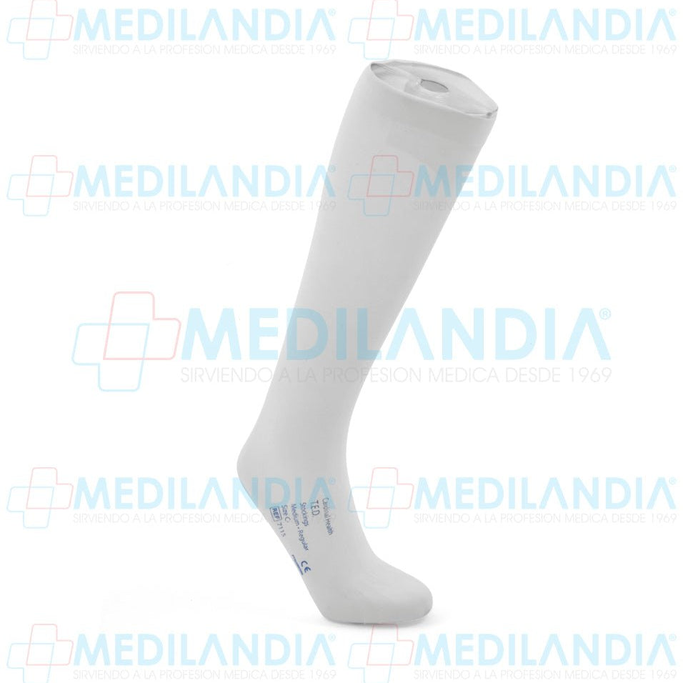 Medias de compresión antiembolismo tamaño hasta rodilla - Medias - CARDINAL HEALTH - MEDILANDIA | Tienda de productos y equipos médicos de calidad en México | Soluciones profesionales para clínicas, hospitales y consultorios.