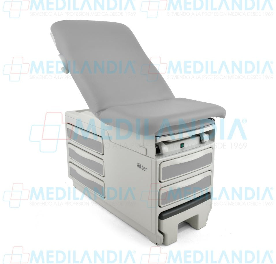 Mesa de exploración manual Ritter 204 - Mesa de exploracion - RITTER - MEDILANDIA | Tienda de productos y equipos médicos de calidad en México | Soluciones profesionales para clínicas, hospitales y consultorios.