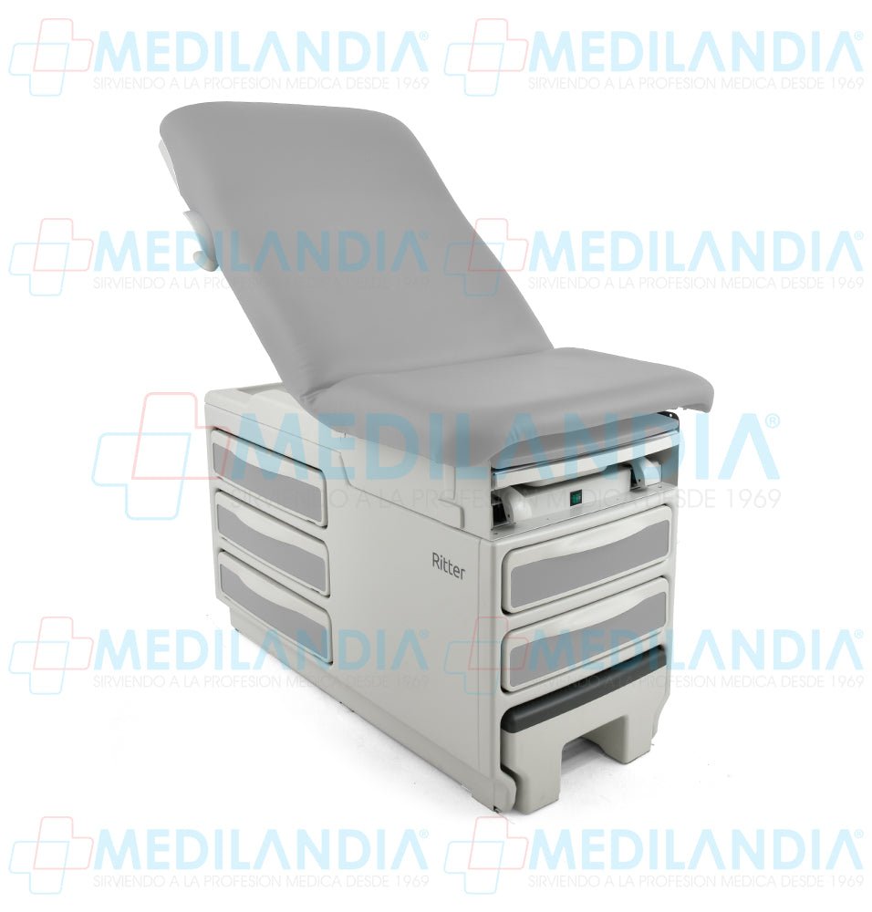 Mesa de exploración manual Ritter 204 - Mesa de exploracion - RITTER - MEDILANDIA | Tienda de productos y equipos médicos de calidad en México | Soluciones profesionales para clínicas, hospitales y consultorios.