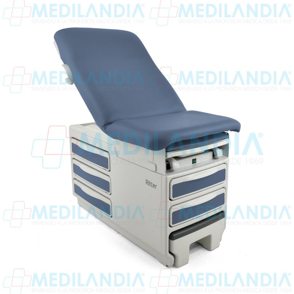 Mesa de exploración manual Ritter 204 - Mesa de exploracion - RITTER - MEDILANDIA | Tienda de productos y equipos médicos de calidad en México | Soluciones profesionales para clínicas, hospitales y consultorios.