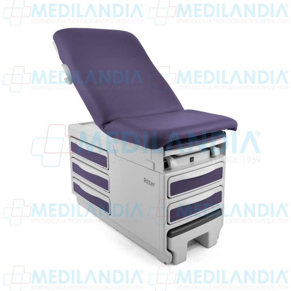 Mesa de exploración manual Ritter 204 - Mesa de exploracion - RITTER - MEDILANDIA | Tienda de productos y equipos médicos de calidad en México | Soluciones profesionales para clínicas, hospitales y consultorios.