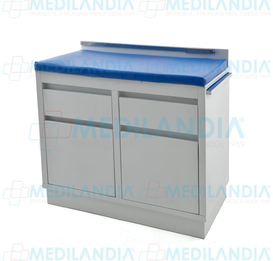 Mesa de exploración pediátrica con gabinete - Mesa de exploracion - MEDILANDIA - MEDILANDIA | Tienda de productos y equipos médicos de calidad en México | Soluciones profesionales para clínicas, hospitales y consultorios.