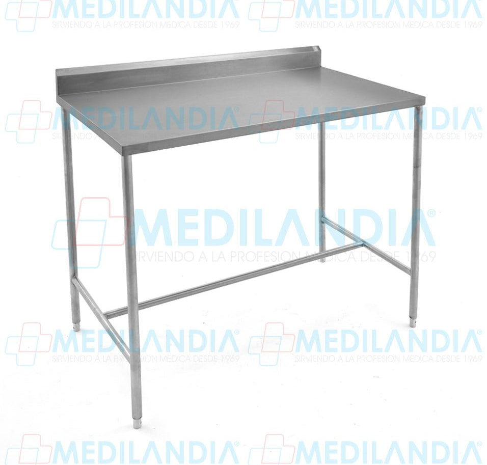 Mesa de trabajo de acero inoxidable 120 x 90 cm - Lavabo - MEDILANDIA - MEDILANDIA | Tienda de productos y equipos médicos de calidad en México | Soluciones profesionales para clínicas, hospitales y consultorios.