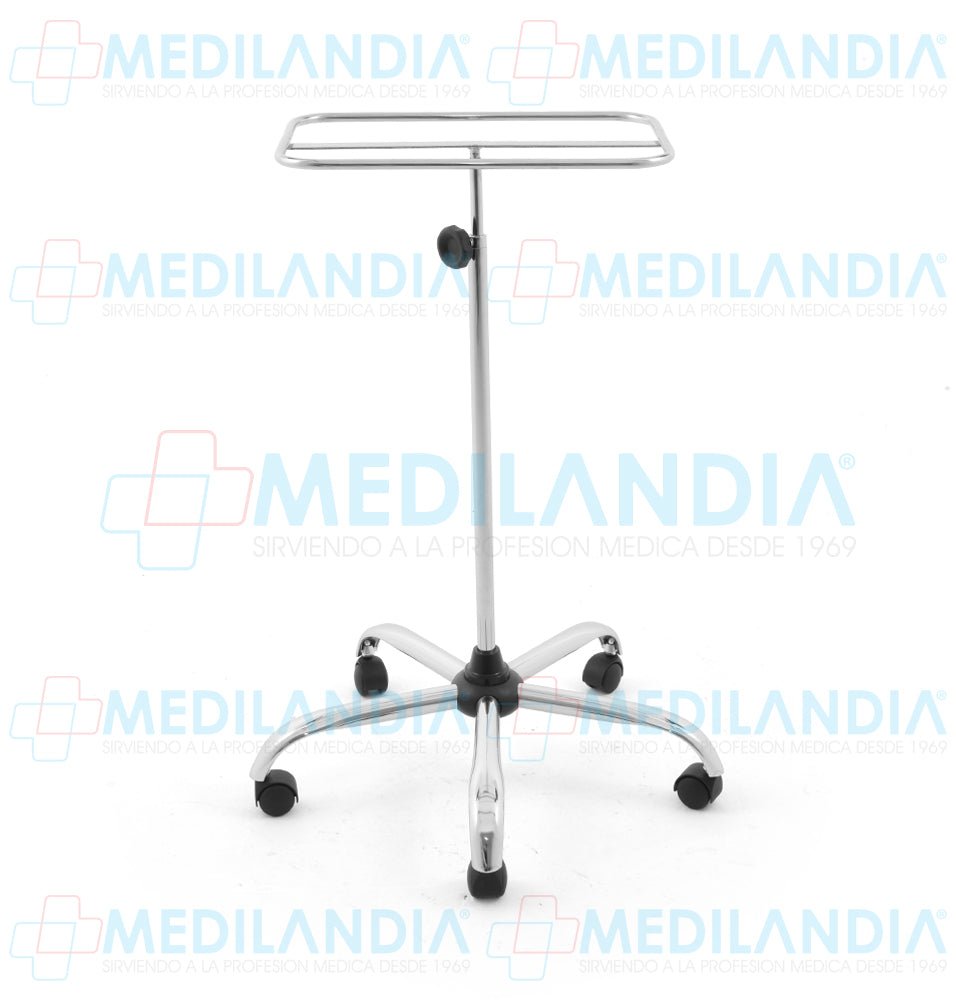 Mesa mayo con soporte central base de 5 patas - Mesa mayo - MEDILANDIA- MEDILANDIA | Tienda de productos y equipos médicos de calidad en México | Soluciones profesionales para clínicas, hospitales y consultorios.