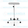Mesa mayo con soporte central base de 5 patas - Mesa mayo - MEDILANDIA- MEDILANDIA | Tienda de productos y equipos médicos de calidad en México | Soluciones profesionales para clínicas, hospitales y consultorios.
