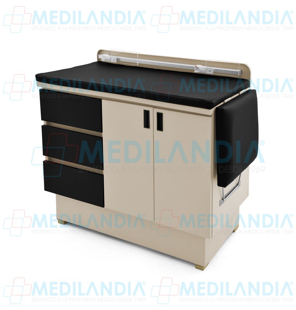 Mesa para exploración pediátrica con gabinete - Mesa de exploracion - CIIASA - MEDILANDIA | Tienda de productos y equipos médicos de calidad en México | Soluciones profesionales para clínicas, hospitales y consultorios.