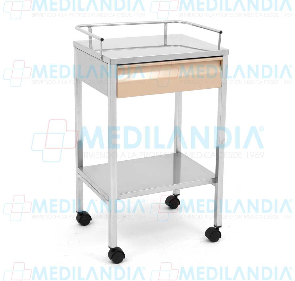 Mesa Pasteur 40 x 50 cm con cajón - Mesa Pasteur - MEDILANDIA - MEDILANDIA | Tienda de productos médicos