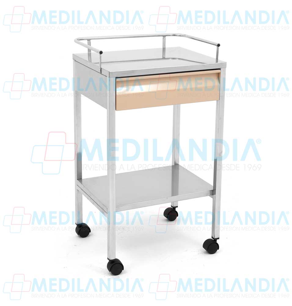 Mesa Pasteur 40 x 50 cm con cajón - Mesa Pasteur - MEDILANDIA - MEDILANDIA | Tienda de productos médicos