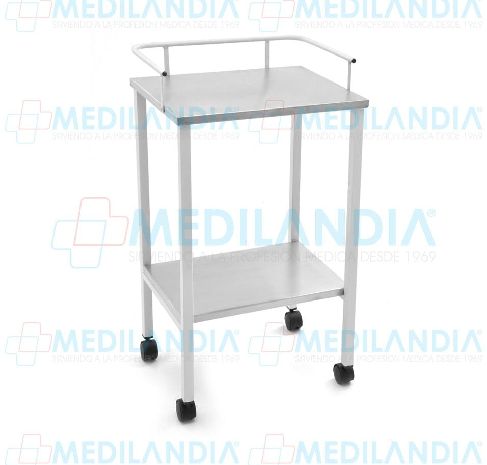 Mesa Pasteur 40 x 50 cm cubierta de acero inoxidable, estructura esmaltada - Mesa Pasteur - MEDILANDIA - MEDILANDIA | Tienda de productos médicos