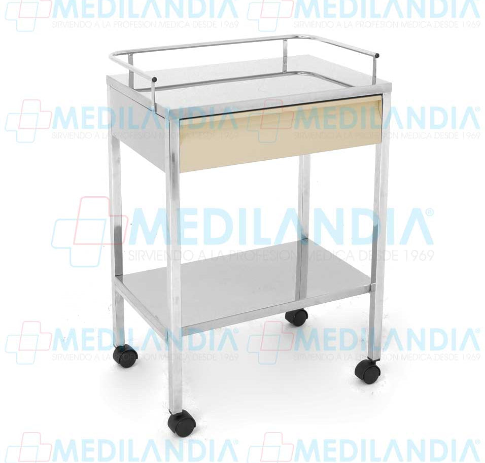 Mesa Pasteur 40 x 60 cm con cajón - Mesa Pasteur - MEDILANDIA - MEDILANDIA | Tienda de productos médicos