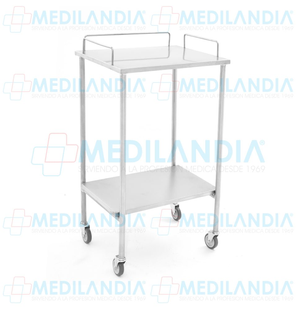 Mesa Pasteur de acero inoxidable sin cajón - Mesa Pasteur - MEDILANDIA - MEDILANDIA | Tienda de productos médicos